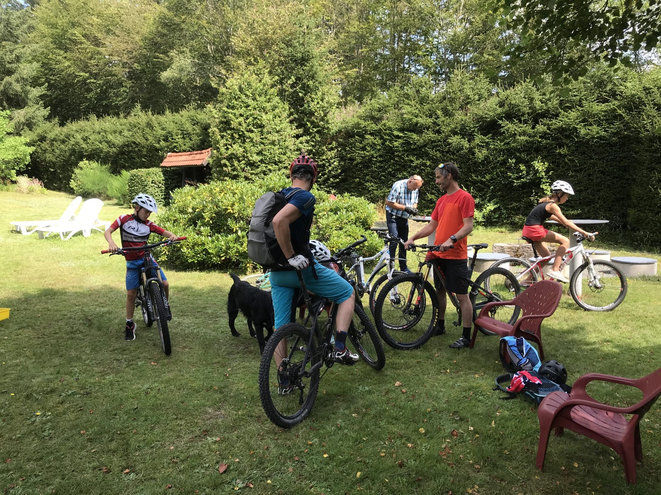 Fertig für die Biketour